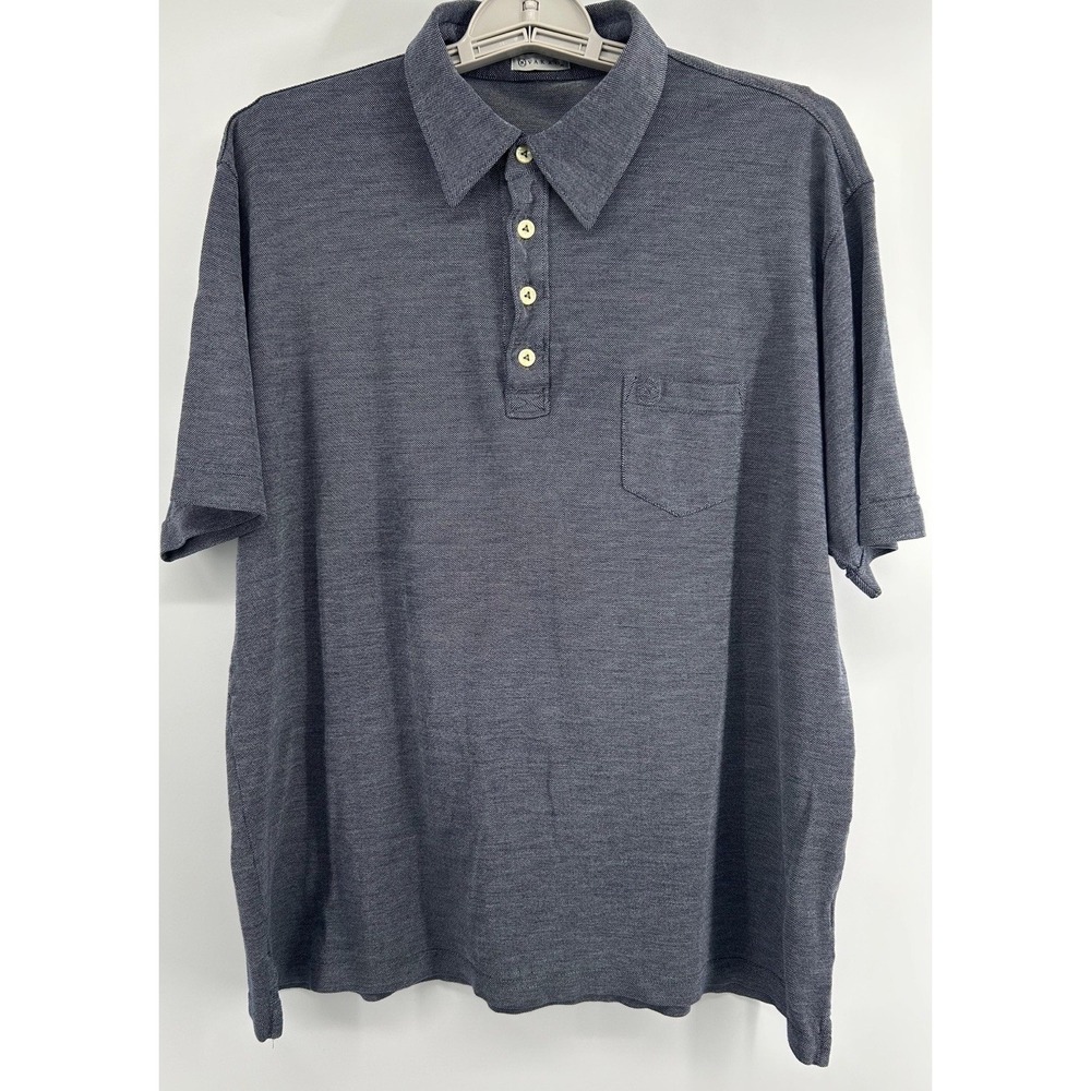 Vakko Polo Shirt Mens Golf Charcoal‎ Short Sleeve Size XL
